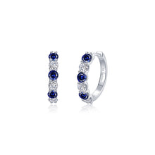 Load image into Gallery viewer, Josie Ruby Hoop Earrings-E0649CRP
