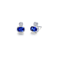 Load image into Gallery viewer, Regal Cushion-Cut Earrings-E0654CSP
