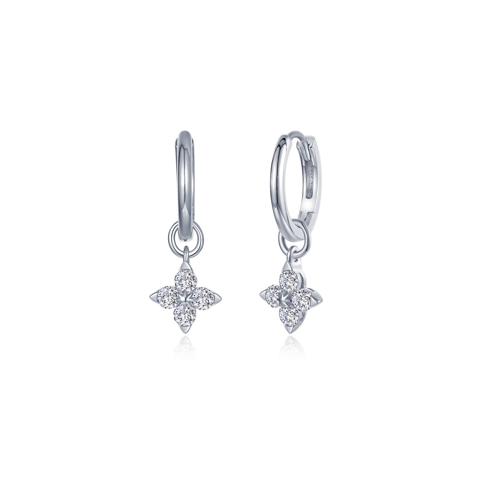 Trillium Huggie Earrings-E0659CLP