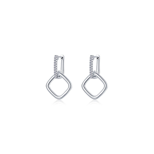 Lumina Cube Dangle Earrings-E0665CLP