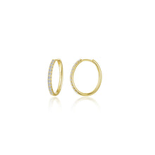 Load image into Gallery viewer, Small Alina Oval Hoop Earrings-E0681CLG
