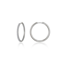Load image into Gallery viewer, Large Alina Round Hoop Earrings-E0686CLP
