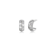 Load image into Gallery viewer, Barrel Beat Huggie Earrings-E0688CLP

