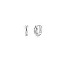 Load image into Gallery viewer, High-Polished Molten Huggie Earrings-E0711NSP
