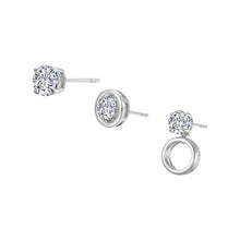Load image into Gallery viewer, Convertible Solitaire Studs -E0728CLP
