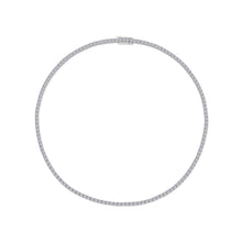 Load image into Gallery viewer, Slim Silhouette Tennis Necklace-N0019CLP
