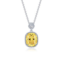 Load image into Gallery viewer, Canary Halo Necklace-N0282CAP
