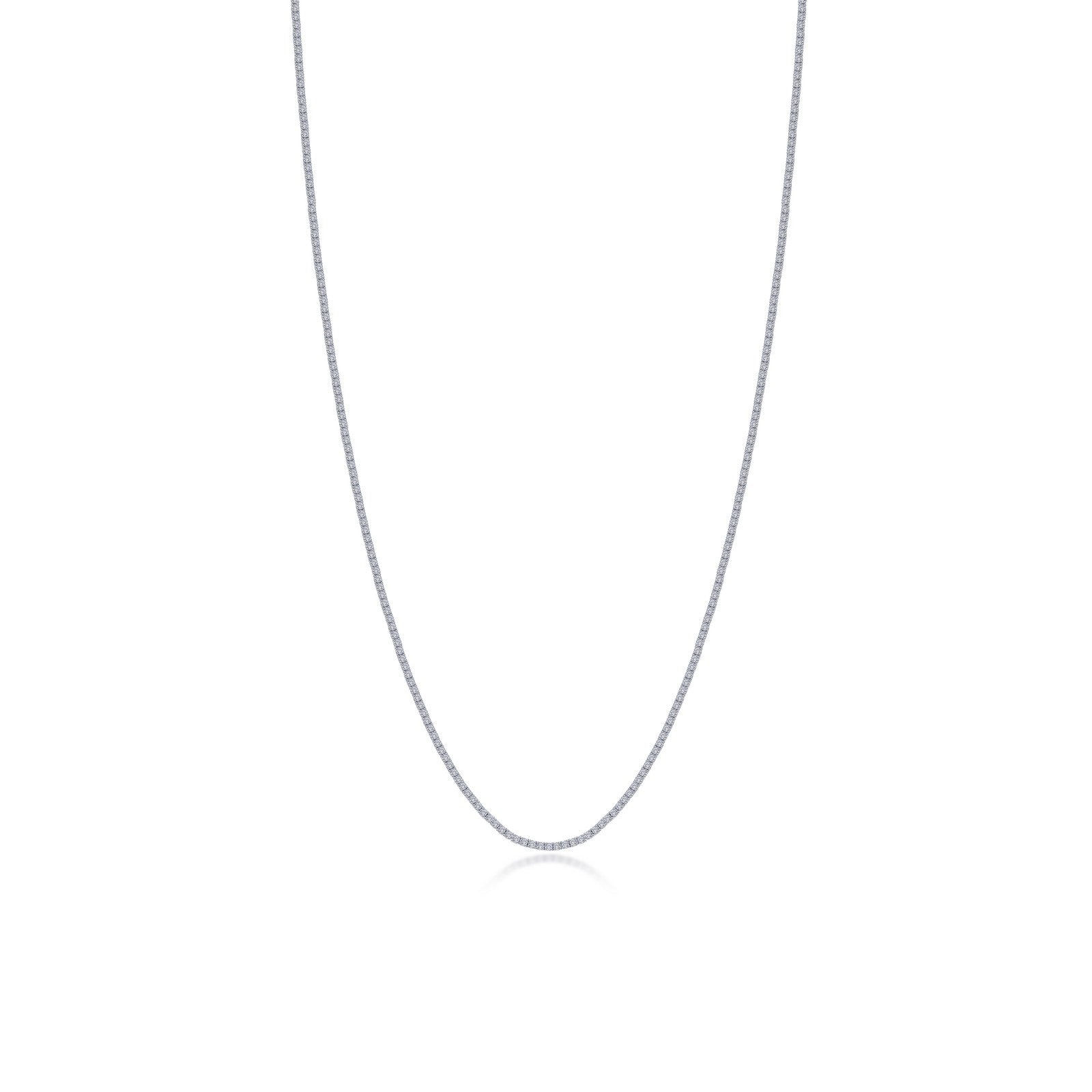13.7 CTW 30-Inch Tennis Necklace-N0317CLP