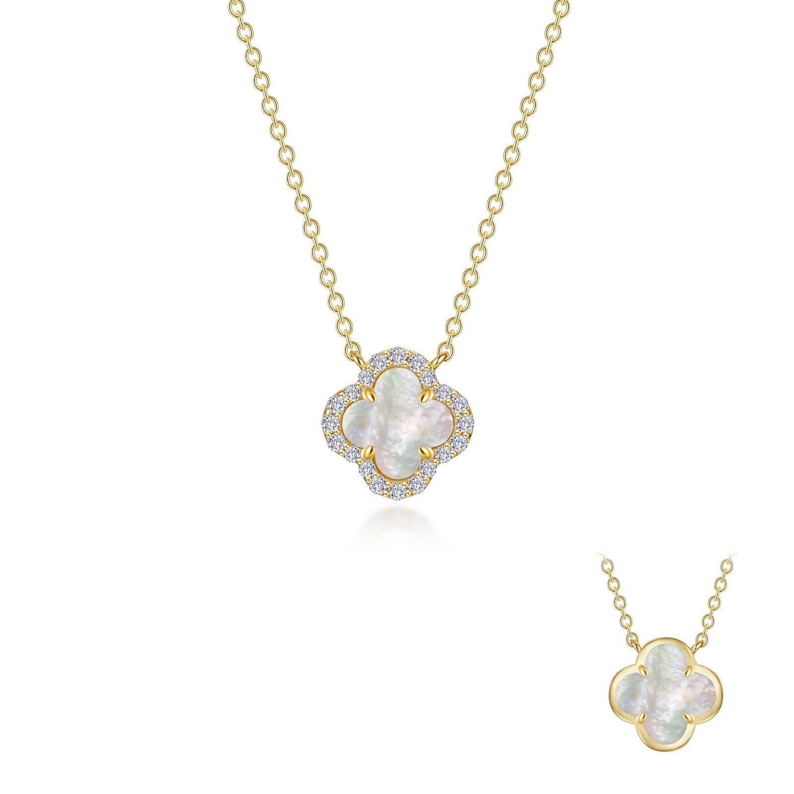 0.49 CTW Halo Necklace-N0334MPG