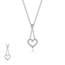 Load image into Gallery viewer, Reversible Cut-out Heart Necklace-N0338CLP
