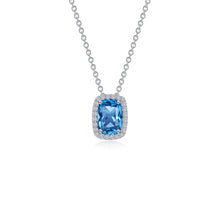 Load image into Gallery viewer, 4.26 CTW Halo Cushion-Cut Necklace-N0339BTP
