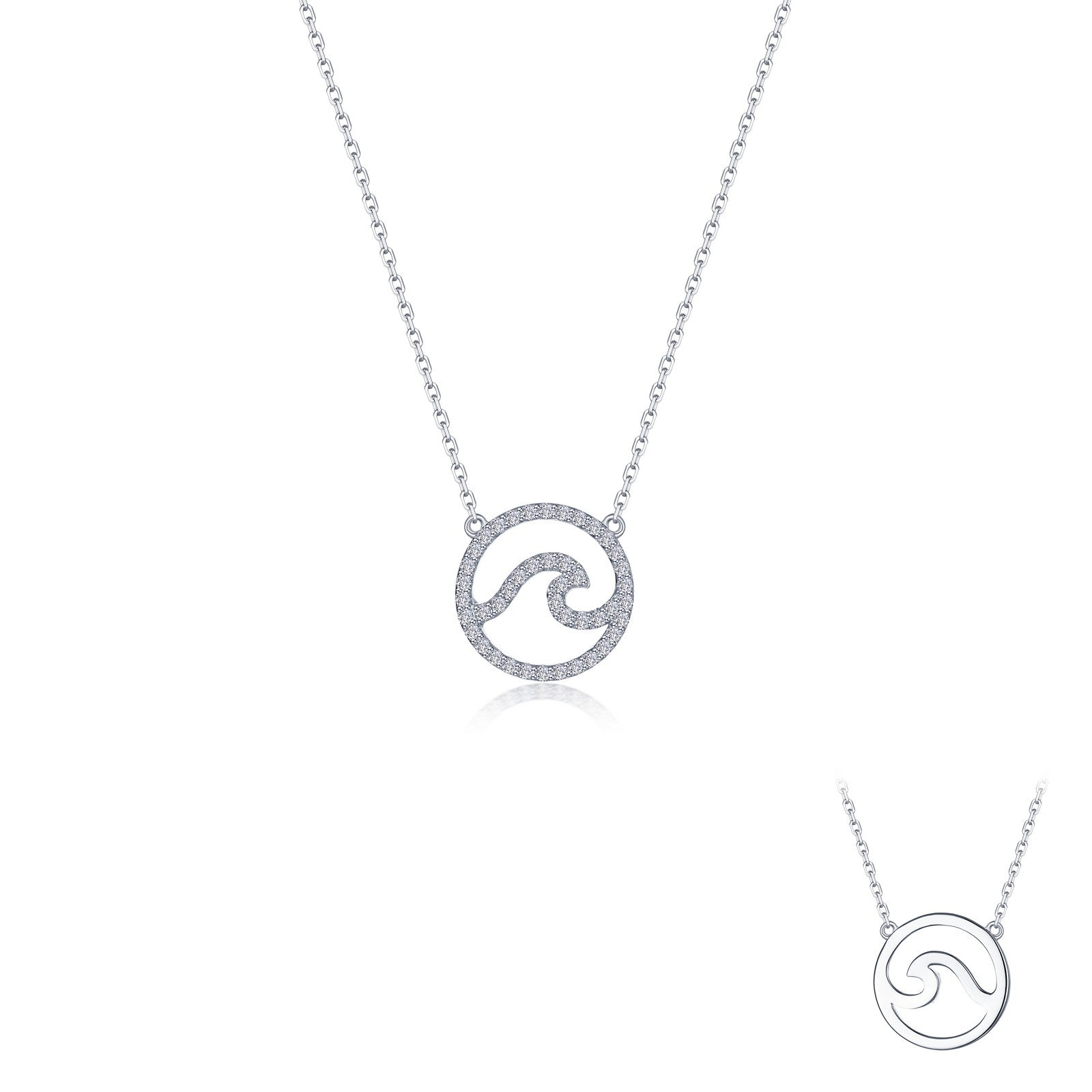 Ocean Wave Necklace-N0349CLP