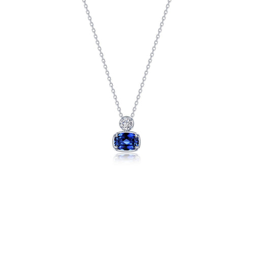 Regal Cushion-Cut Necklace-N0351CSP