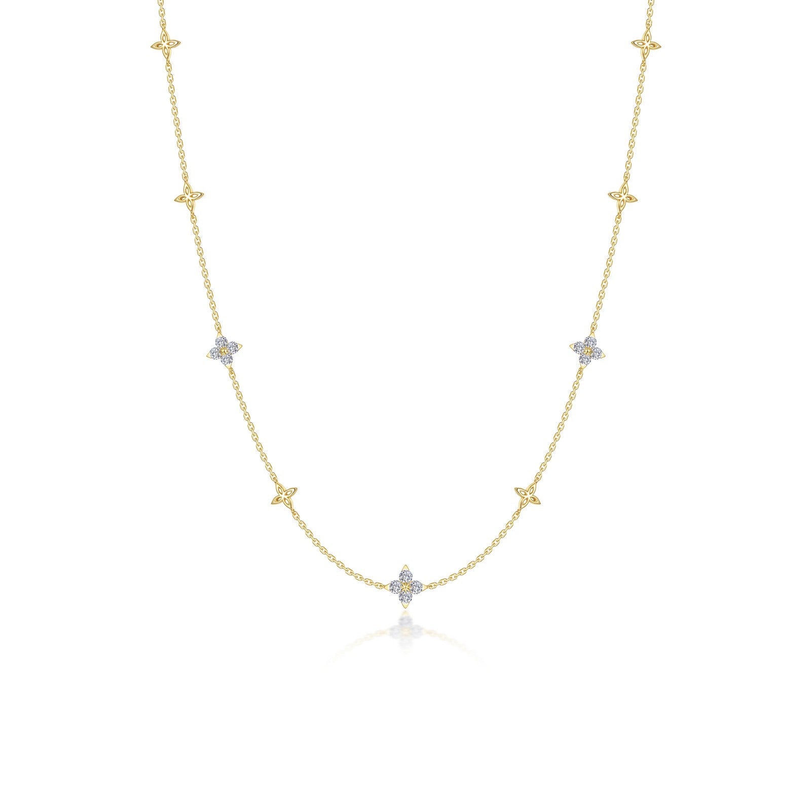 Trillium Station Necklace-N0352CLG