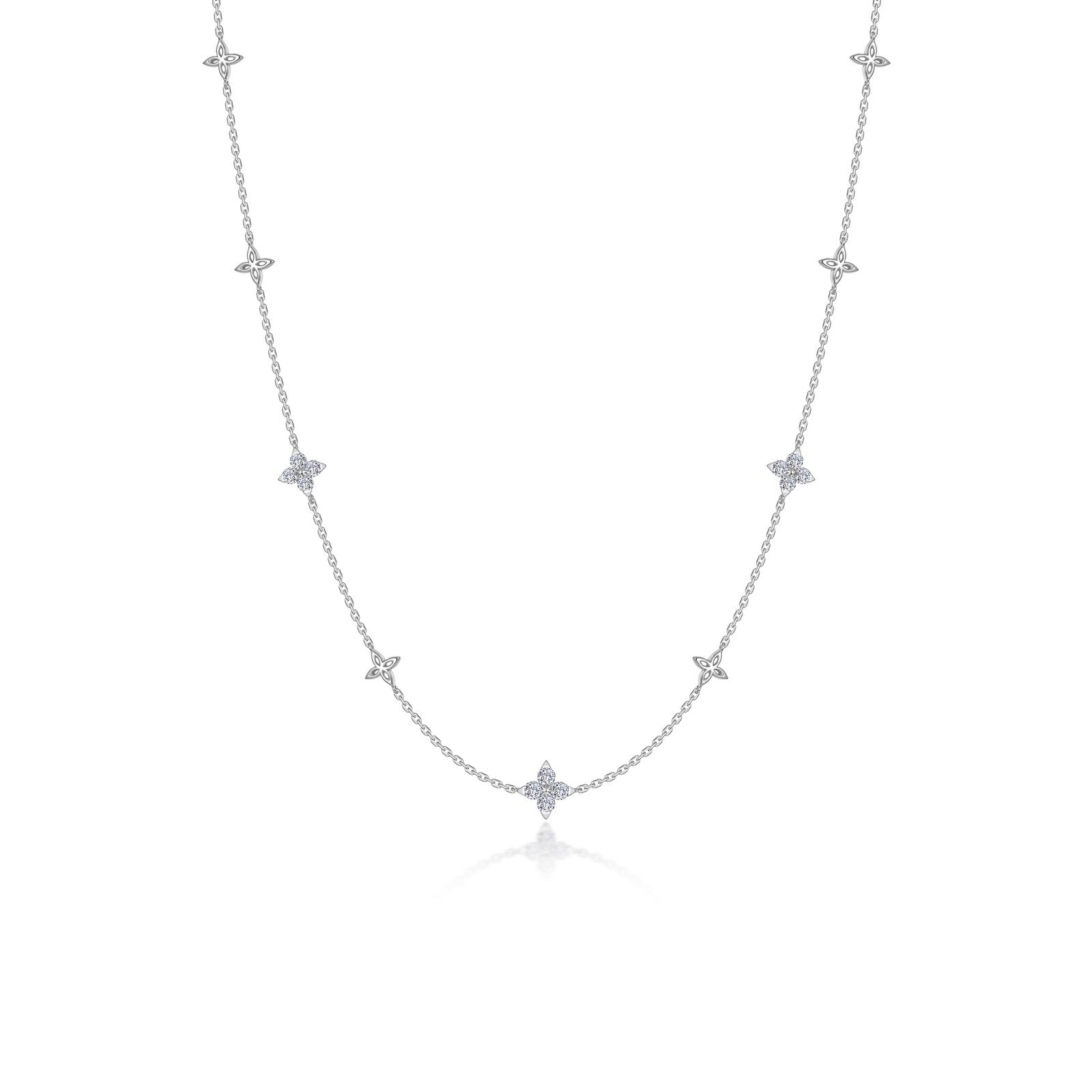 Trillium Station Necklace-N0352CLP