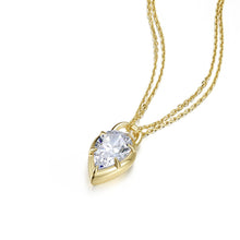 Load image into Gallery viewer, Double Chain Pear Necklace-N0360CLG
