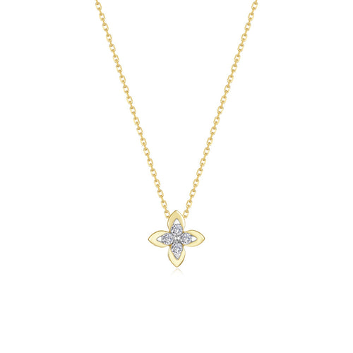 Magnolia Blossom Necklace-N0366CLT