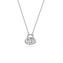 Load image into Gallery viewer, Oval Lock Necklace-N0370CLP
