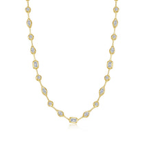 Load image into Gallery viewer, Mosaic Fancy-Cut Necklace -N0377CLG
