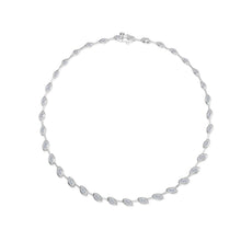 Load image into Gallery viewer, East-West Marquise Station Necklace-N0378CLP
