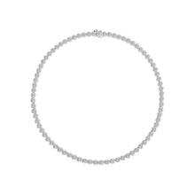Load image into Gallery viewer, Articulated Bezel Tennis Necklace-N0381CLP
