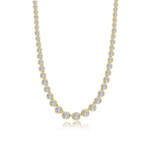 Load image into Gallery viewer, Graduated Bezel Line Necklace-N0383CLG
