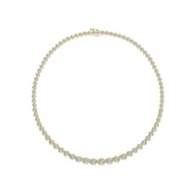 Load image into Gallery viewer, Graduated Bezel Line Necklace-N0383CLG
