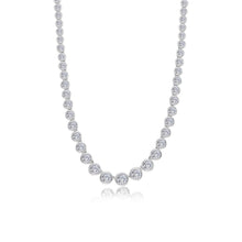 Load image into Gallery viewer, Graduated Bezel Line Necklace-N0383CLP
