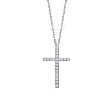Load image into Gallery viewer, 0.22 CTW Cross Necklace
