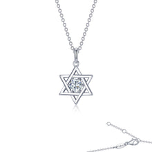 Load image into Gallery viewer, 0.46 CTW Star of David Pendant Necklace-P0311CLP
