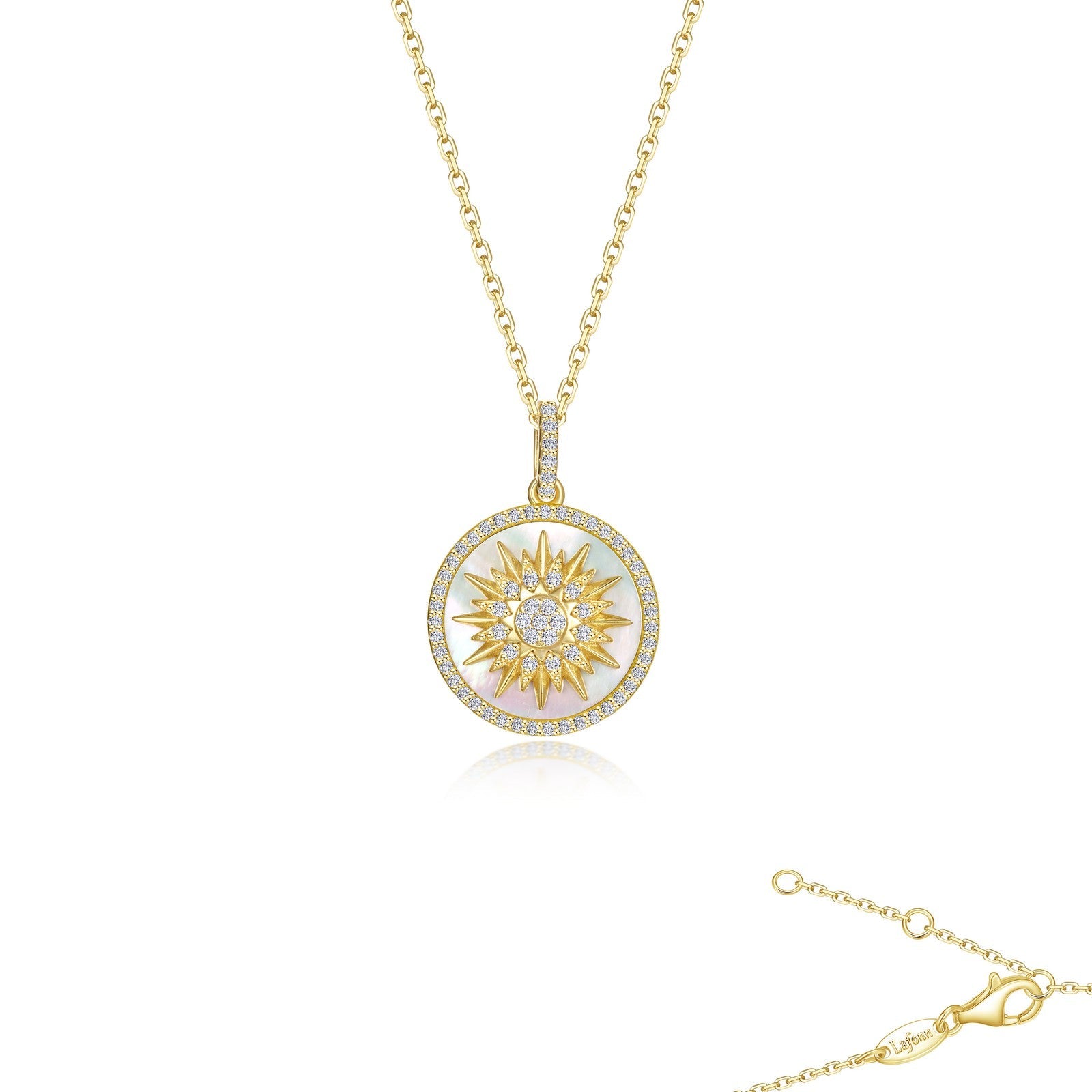 Ethereal Light Pendant Necklace-P0318MOG