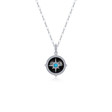 Load image into Gallery viewer, Voyager Compass Pendant Necklace-P0322TOP
