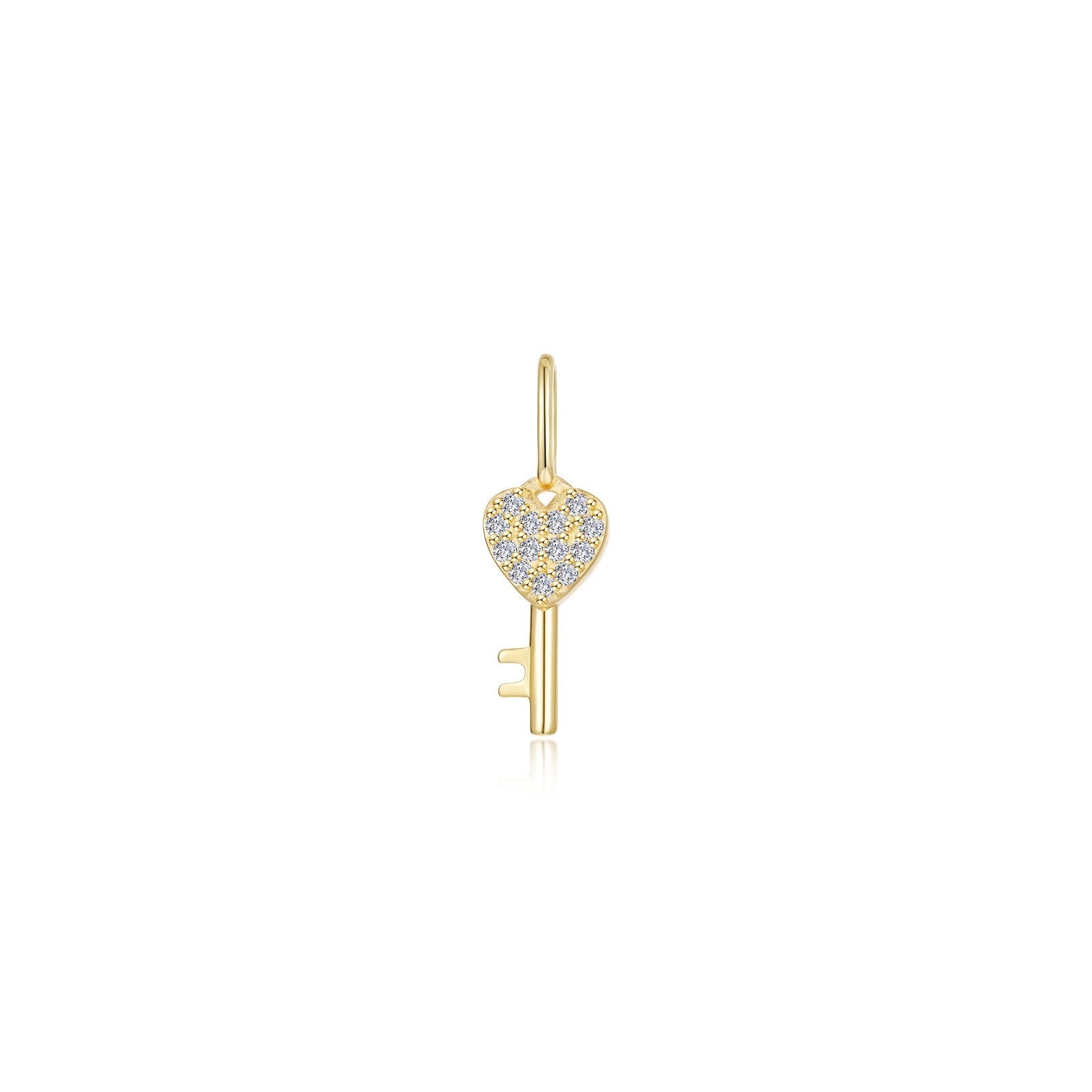Key to Forever Pendant Charm-P2043CLG