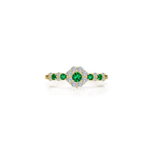 Load image into Gallery viewer, Halo Flower Ring-R0535CEG

