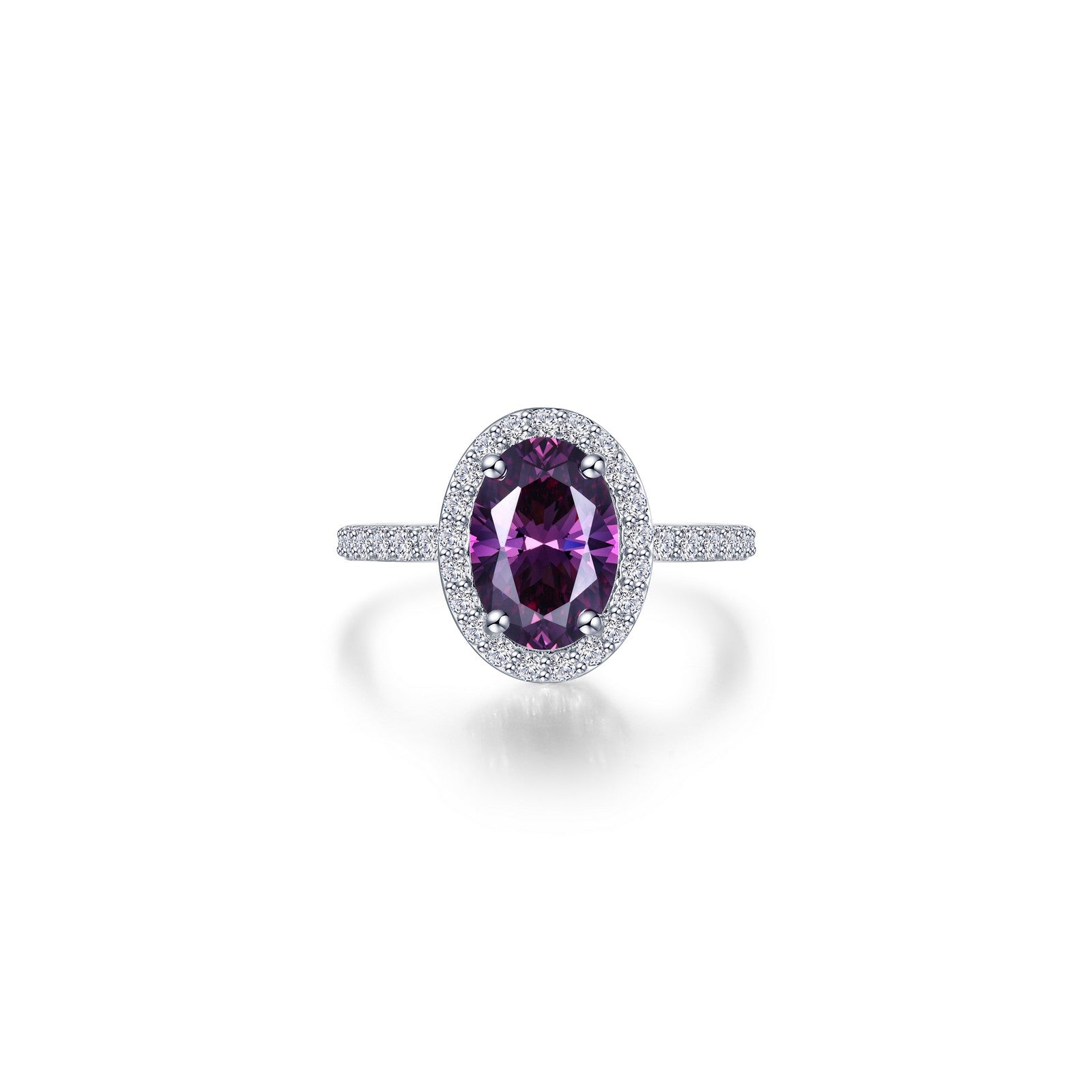 2.6 CTW Oval Halo Engagement Ring-R0546AMP