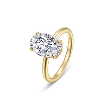 Load image into Gallery viewer, Poise Oval-Cut Ring-R0591CLG
