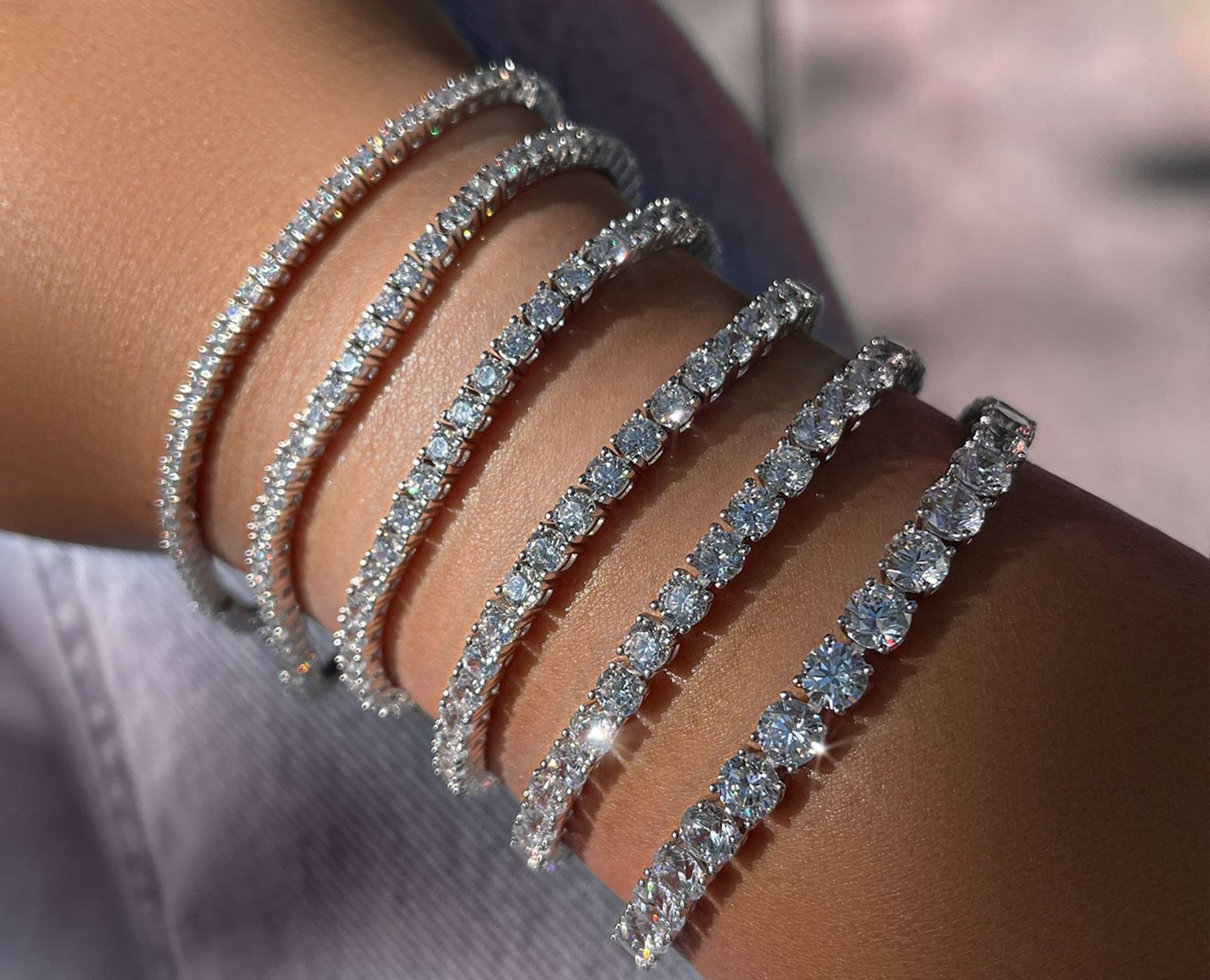Lafonn Simulated Emerald Cut Diamond Tennis Bracelet  Ben Garelick