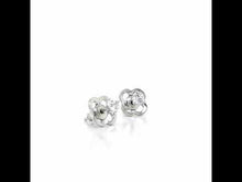 Load and play video in Gallery viewer, 0.5 CTW Solitaire Stud Earrings-E0405CLP
