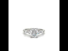 Load and play video in Gallery viewer, 4.81 CTW Cushion-Cut Solitaire Ring-R0541CLP
