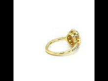 Load and play video in Gallery viewer, 2.6 CTW Oval Halo Engagement Ring-R0546CTG
