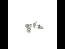Load and play video in Gallery viewer, 0.26 CTW Heart Stud Earrings-E2023CLP
