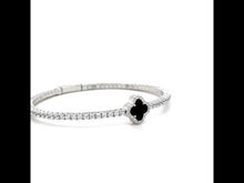 Load and play video in Gallery viewer, 2.40 CTW Flexible Tennis Bracelet-B0191OXP
