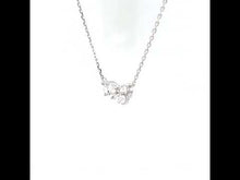 Load and play video in Gallery viewer, 1.61 CTW Three-Stone Necklace-N2025CLP
