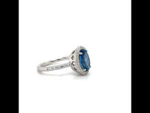 Load and play video in Gallery viewer, 2.6 CTW Oval Halo Engagement Ring-R0546BTP
