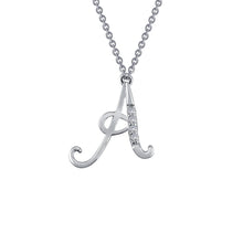 Load image into Gallery viewer, Letter A Pendant Necklace-9N057CLP
