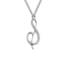 Load image into Gallery viewer, Letter S Pendant Necklace-9N065CLP
