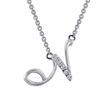 Load image into Gallery viewer, Letter N Pendant Necklace-9N066CLP
