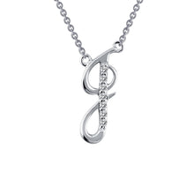 Load image into Gallery viewer, Letter J Pendant Necklace-9N068CLP
