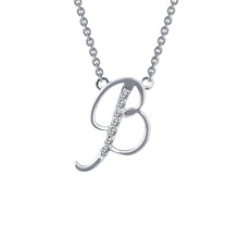 Load image into Gallery viewer, Letter B Pendant Necklace-9N070CLP
