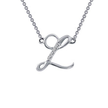 Load image into Gallery viewer, Letter L Pendant Necklace-9N073CLP
